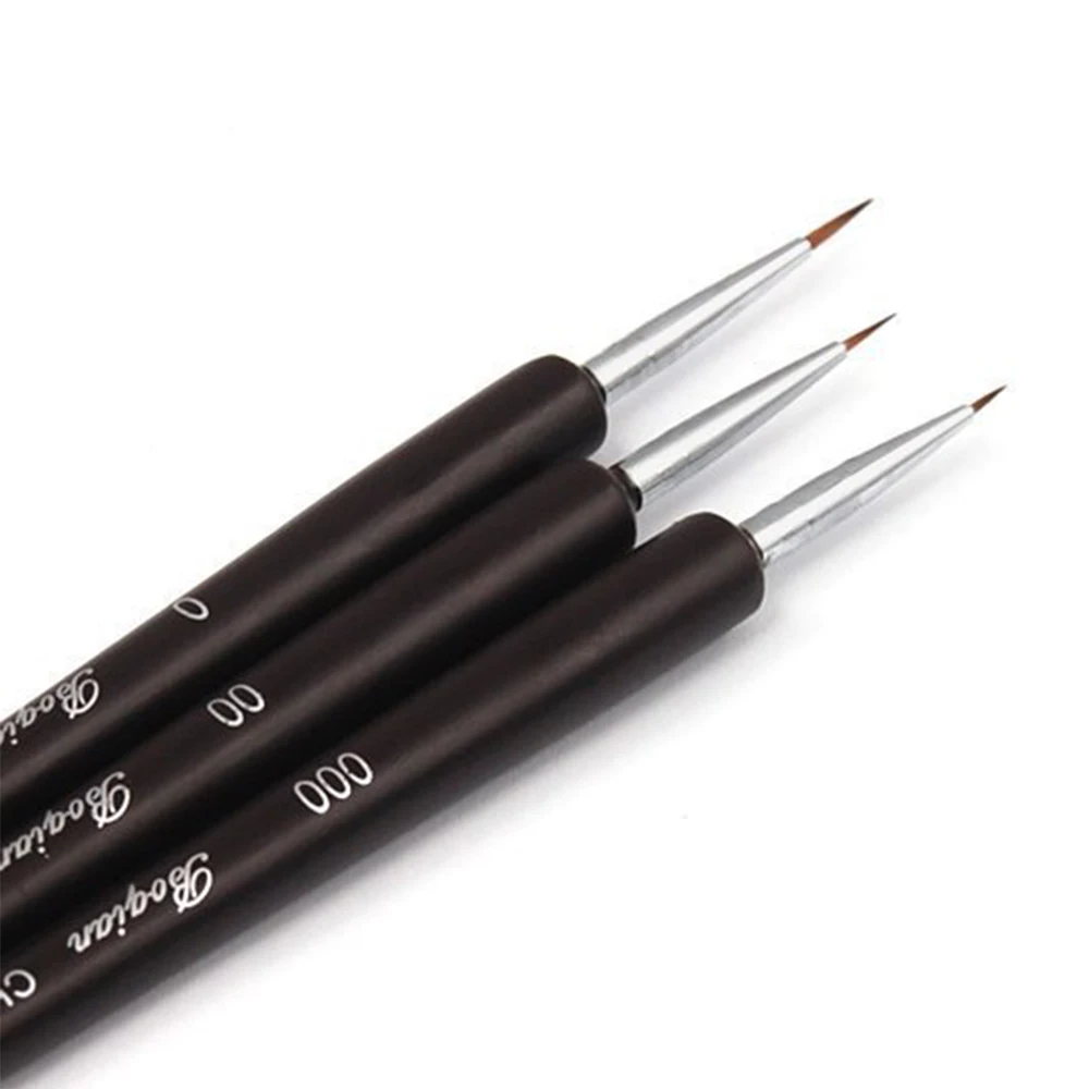 3Pcs-UV GEL Brushes Set Black Handle Dotting Painting Drawing Dotting Painting Nail Art Lines Painting Pen Brush Nail Brush Tool
3Pcs-UV GEL Brushes Set Black Handle Dotting Painting Drawing Dotting Painting Nail Art Lines Painting Pen Brush Nail Brush Tool