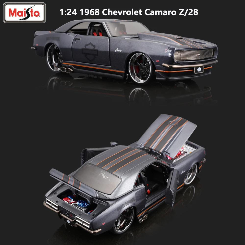 Винтажный автомобиль Maisto 1:24 1968 Chevrolet Camaro Z/28, Классическая литой автомобиль из сплава, коллекционные модели игрушек для взрослых и детей
Винтажный автомобиль Maisto 1:24 1968 Chevrolet Camaro Z/28, Классическая литой автомобиль из сплава, коллекционные модели игрушек для взрослых и детей