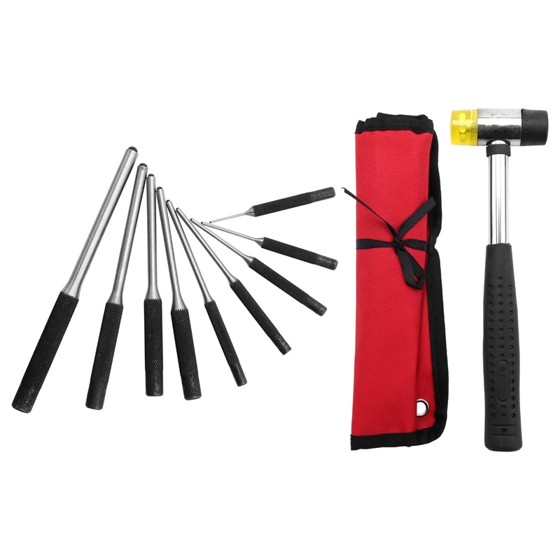 Roll Pin Punch Set With Storage Pouch, 10Pcs Steel Removal Tool Kit With Carrying Bag For Jewelers, Watch Repairers Work
Roll Pin Punch Set With Storage Pouch, 10Pcs Steel Removal Tool Kit With Carrying Bag For Jewelers, Watch Repairers Work