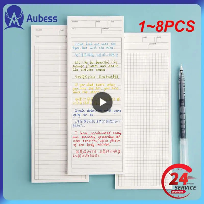 1~8PCS Long Non- Memo Pad Simple New Notepad 50sheets Writing Sheets School Office Memo Pad 9x25cm
1~8PCS Long Non- Memo Pad Simple New Notepad 50sheets Writing Sheets School Office Memo Pad 9x25cm