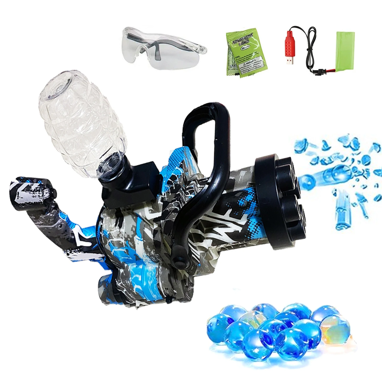 Automatic Gel Ball Electric Blaster Automatic Water Electric Shooting Toy with 1000 Water Gel Balls Outdoor Activities Shooting
Automatic Gel Ball Electric Blaster Automatic Water Electric Shooting Toy with 1000 Water Gel Balls Outdoor Activities Shooting