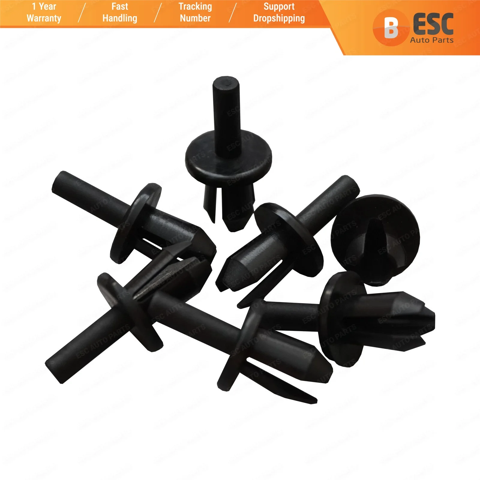 ESC ECF5059 10 Pieces Expanding Mounting Rivet Clips for VW 1104882 Opel 90450482 Mercedes A0019901692
ESC ECF5059 10 Pieces Expanding Mounting Rivet Clips for VW 1104882 Opel 90450482 Mercedes A0019901692