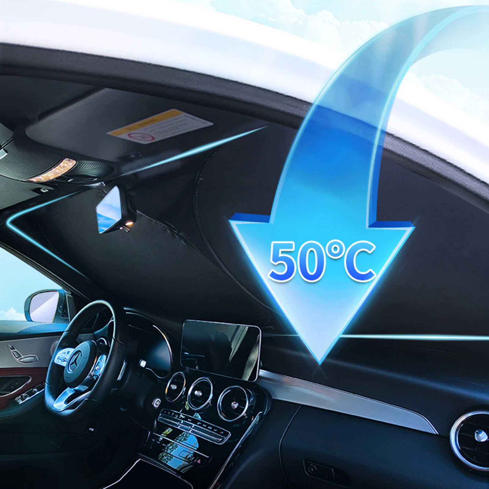 Car Window Sunshade Cover Car Windshield Sun Shade Waterproof Protector Cover Foldable Car Front Windscreen Cover Car Sun Visor
Car Window Sunshade Cover Car Windshield Sun Shade Waterproof Protector Cover Foldable Car Front Windscreen Cover Car Sun Visor