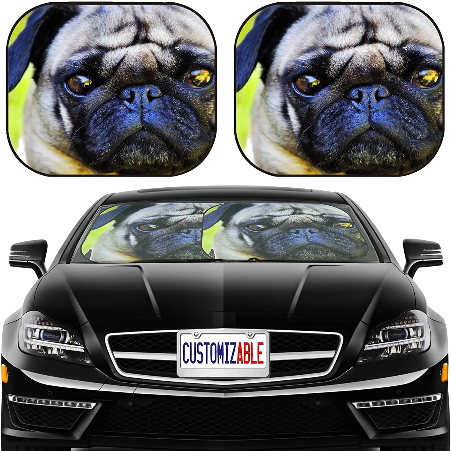 MSD Car Sun Shade Windshield Sunshade Universal Fit 2 Pack, Block Sun Glare, UV and Heat, Protect Car Interior, Image ID: 210375
MSD Car Sun Shade Windshield Sunshade Universal Fit 2 Pack, Block Sun Glare, UV and Heat, Protect Car Interior, Image ID: 210375