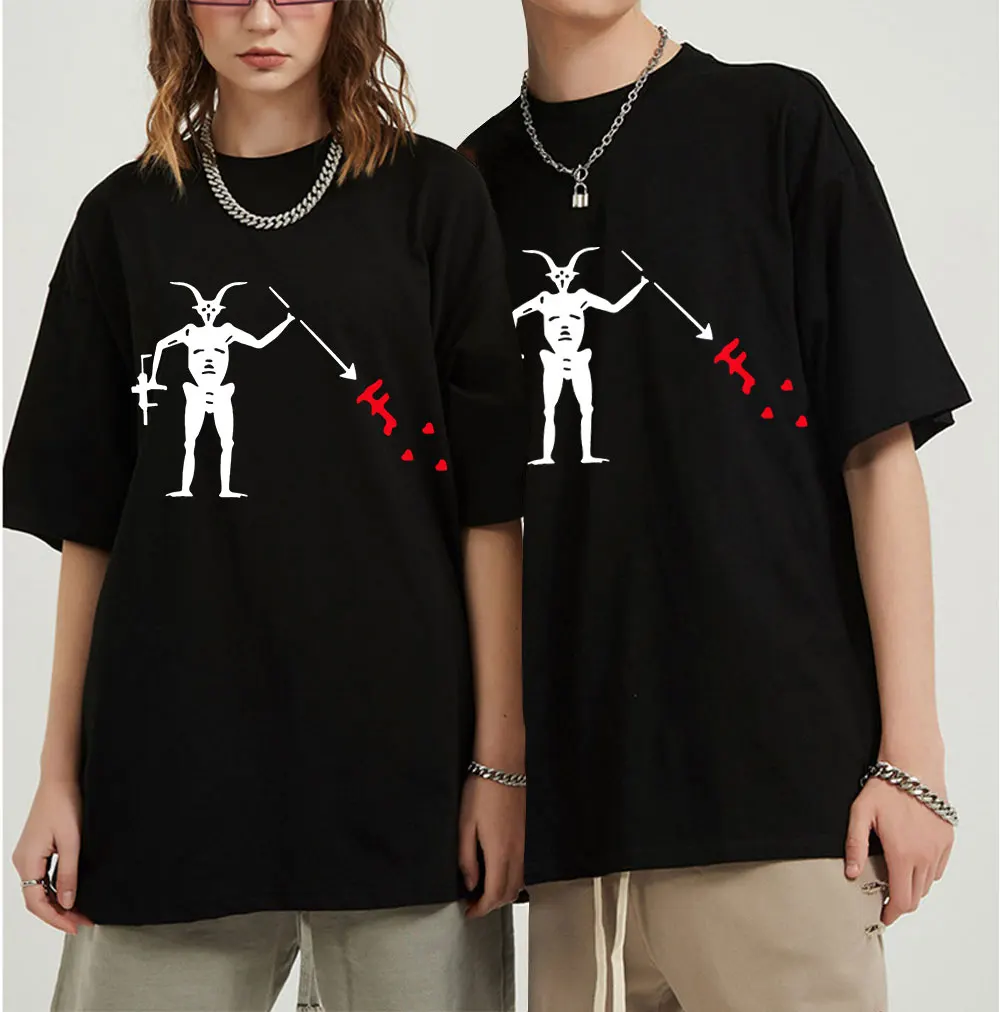 Футболка с надписью «Вперед» для мужчин и женщин, Винтажная футболка из 100% хлопка с круглым вырезом и надписью «Death Skeleton» 
Футболка с надписью «Вперед» для мужчин и женщин, Винтажная футболка из 100% хлопка с круглым вырезом и надписью «Death Skeleton»