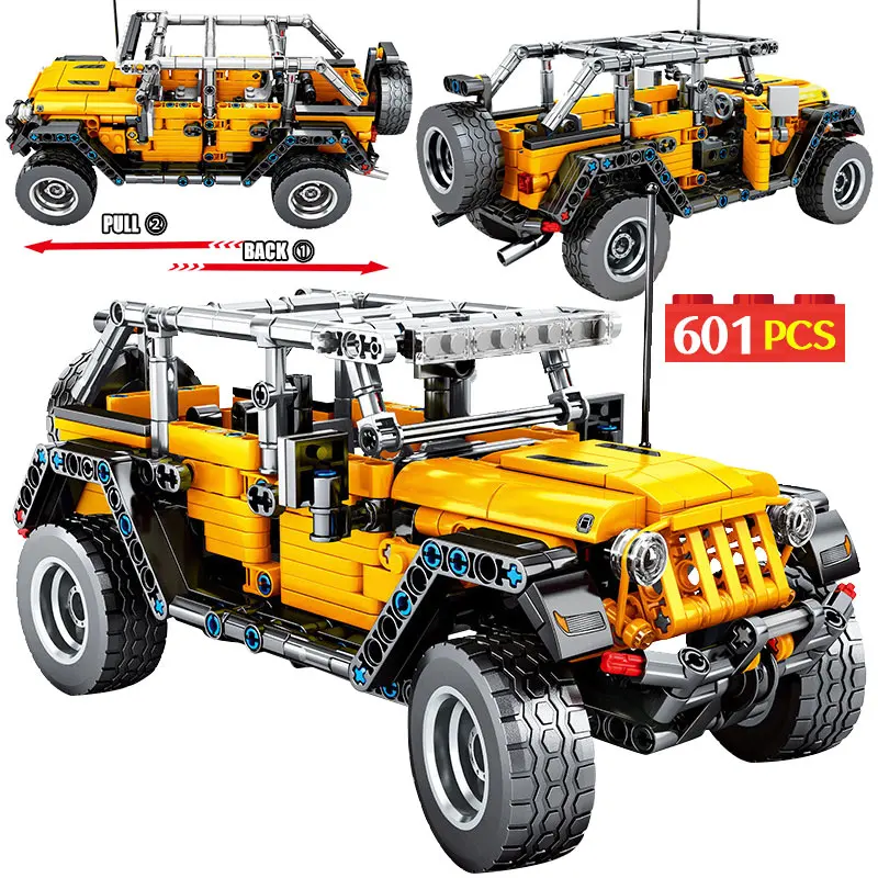 601Pcs Creative Yellow Pull Back Sports Car Model Building Blocks City Technical Car Enlighten Bricks Toy for Boys Action Figure
601Pcs Creative Yellow Pull Back Sports Car Model Building Blocks City Technical Car Enlighten Bricks Toy for Boys Action Figure