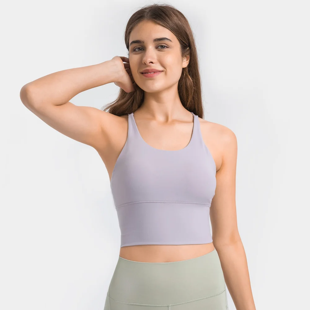 Sexy Strappy Wireless Sports Bra Crop Tops Women Padded Push Up Longline Gym Yoga Bras Cotton Feel Workout Brassiere
Sexy Strappy Wireless Sports Bra Crop Tops Women Padded Push Up Longline Gym Yoga Bras Cotton Feel Workout Brassiere