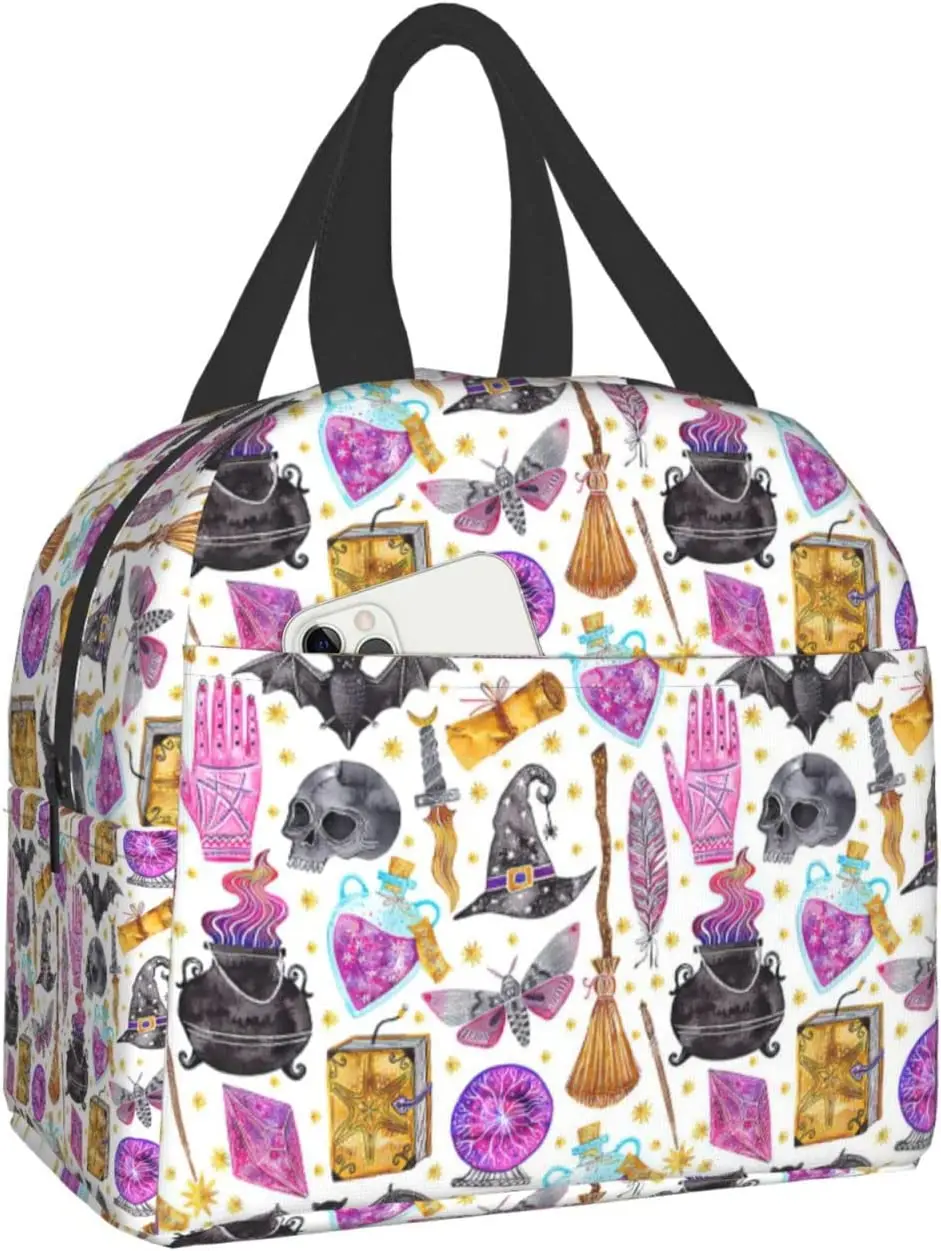 Alchemy Magic Witch Witchcraft Reusable Water-Resistant Cooler Tote Box, Boys Girls Container Holder Portable Bag Work School
Alchemy Magic Witch Witchcraft Reusable Water-Resistant Cooler Tote Box, Boys Girls Container Holder Portable Bag Work School