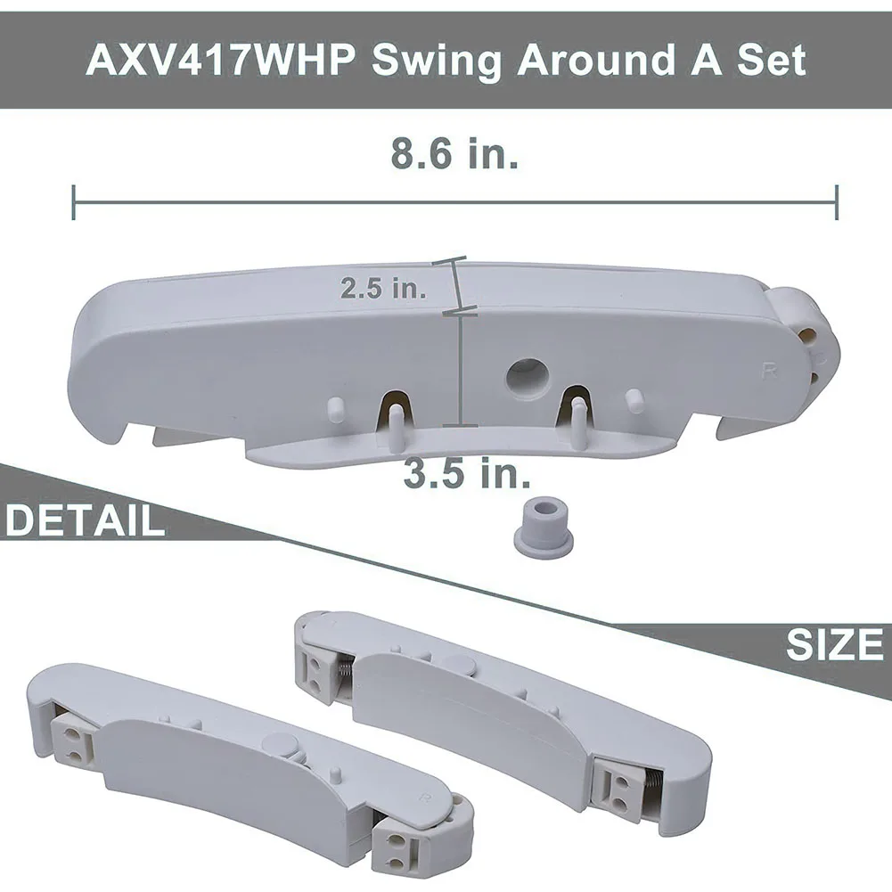 

Get Your Pool in Top Shape with AXV417WHP Kit Replacement Pods Flaps and Pod Shoes for Hayward Navigator Arneson Pool Vac Ultra