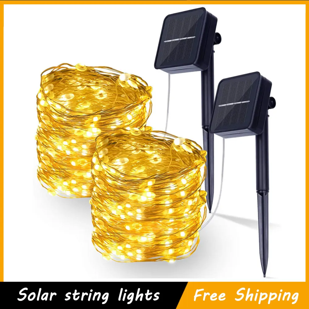 Solar Fairy String Light 300LED Outdoor Garden Decoration Garland Waterproof 8Modes Copper Wire Light For Christmas Street patio
Solar Fairy String Light 300LED Outdoor Garden Decoration Garland Waterproof 8Modes Copper Wire Light For Christmas Street patio