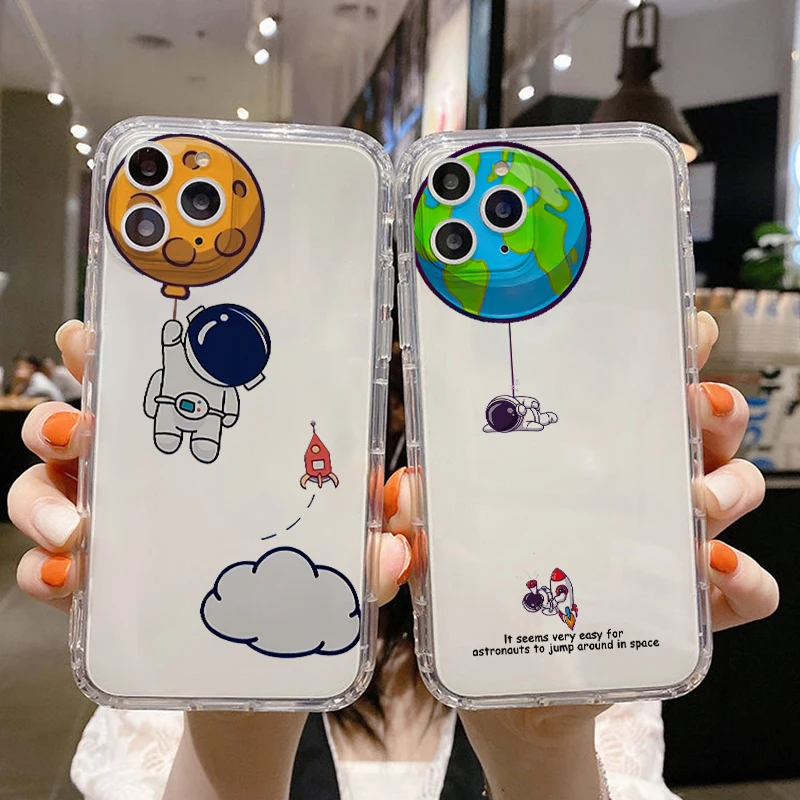 Spaceship Astronaut Phone Case For iPhone 11 12 13 Pro MAX 6 6S 7 8 Plus XS 12 13 Mini X XR SE 2020 Liquid Silicon 
Spaceship Astronaut Phone Case For iPhone 11 12 13 Pro MAX 6 6S 7 8 Plus XS 12 13 Mini X XR SE 2020 Liquid Silicon