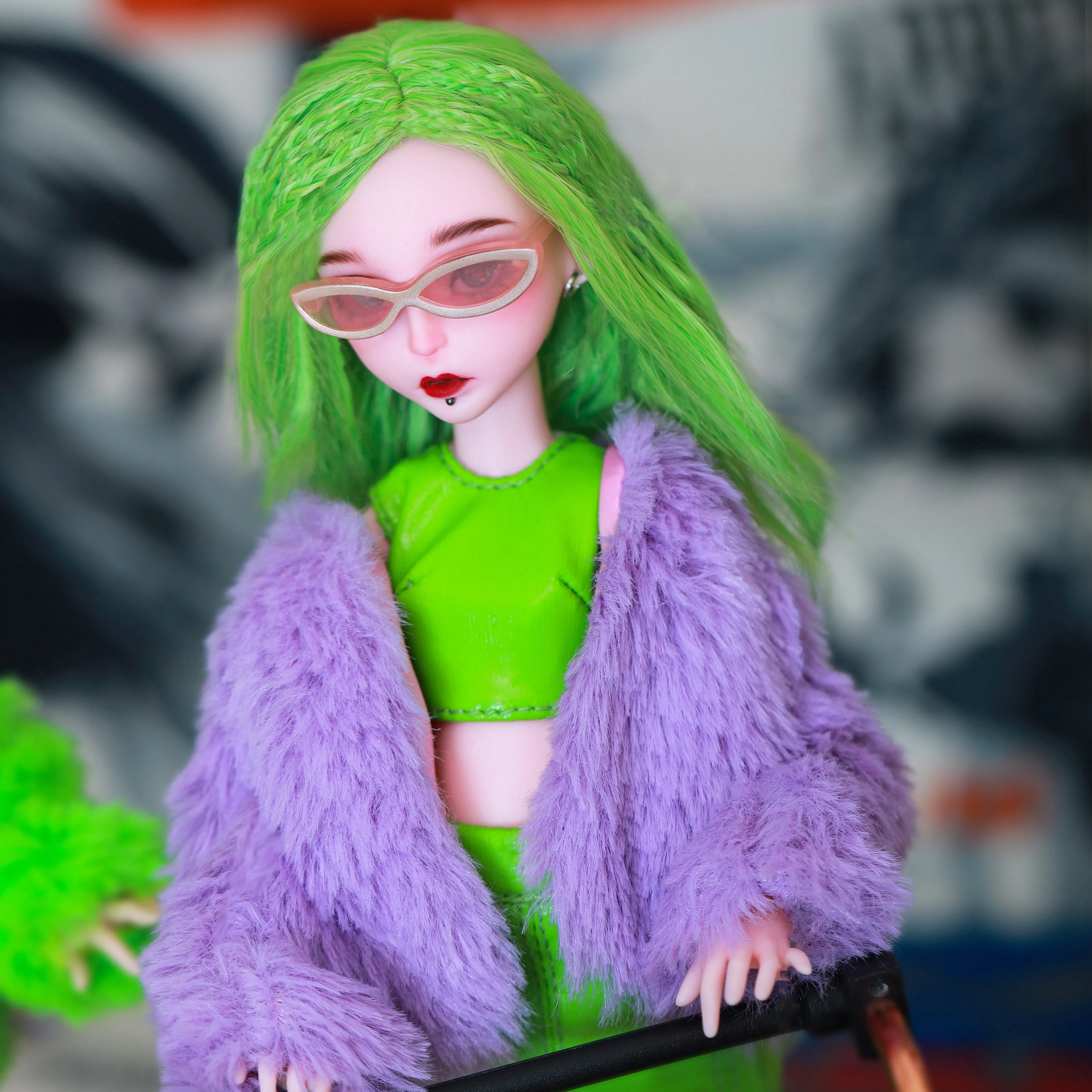 6 очков sd/bjd женская кукла Yomi уличная Харадзюку гуманоидная кукла сильного цвета
6 очков sd/bjd женская кукла Yomi уличная Харадзюку гуманоидная кукла сильного цвета