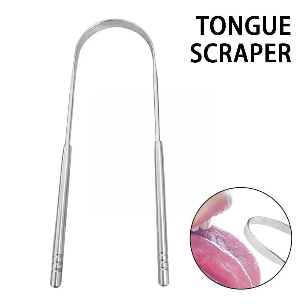 Stainless Steel Tongue Scraper Removing Food Debris Toothbrush Tongue Coated Mouth Hygiene Cleaner Tools Care Z8Q8
Stainless Steel Tongue Scraper Removing Food Debris Toothbrush Tongue Coated Mouth Hygiene Cleaner Tools Care Z8Q8