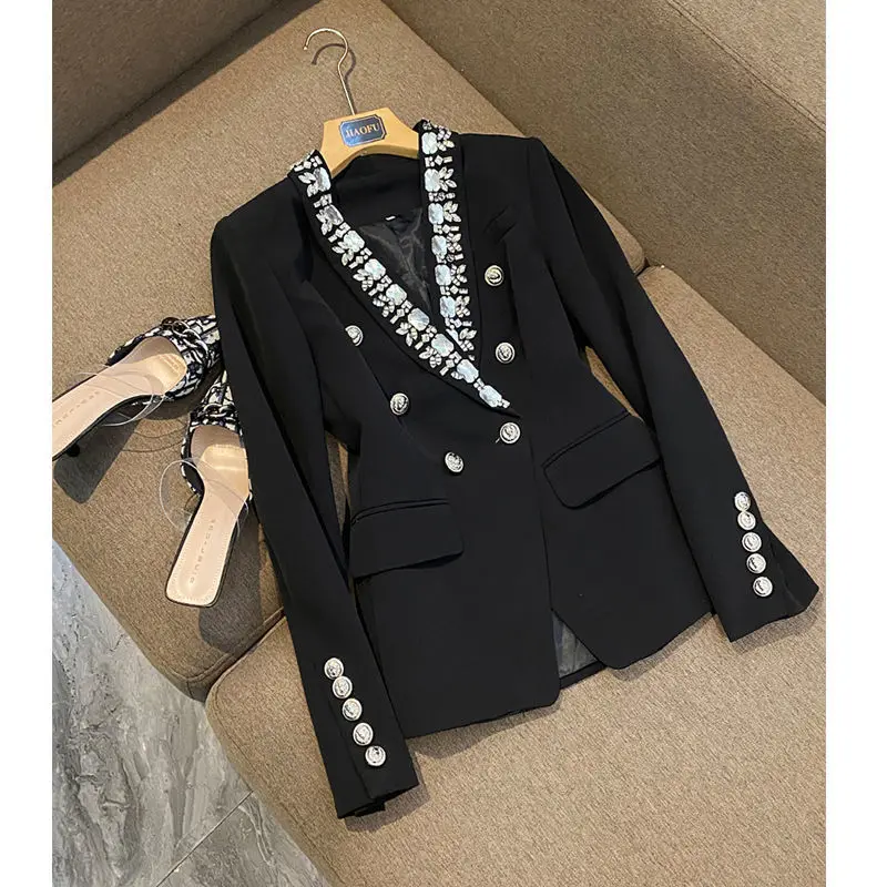 Balmain one-piece suit Blazers with diamonds retro all-match jacket women's casual trend
Balmain one-piece suit Blazers with diamonds retro all-match jacket women's casual trend