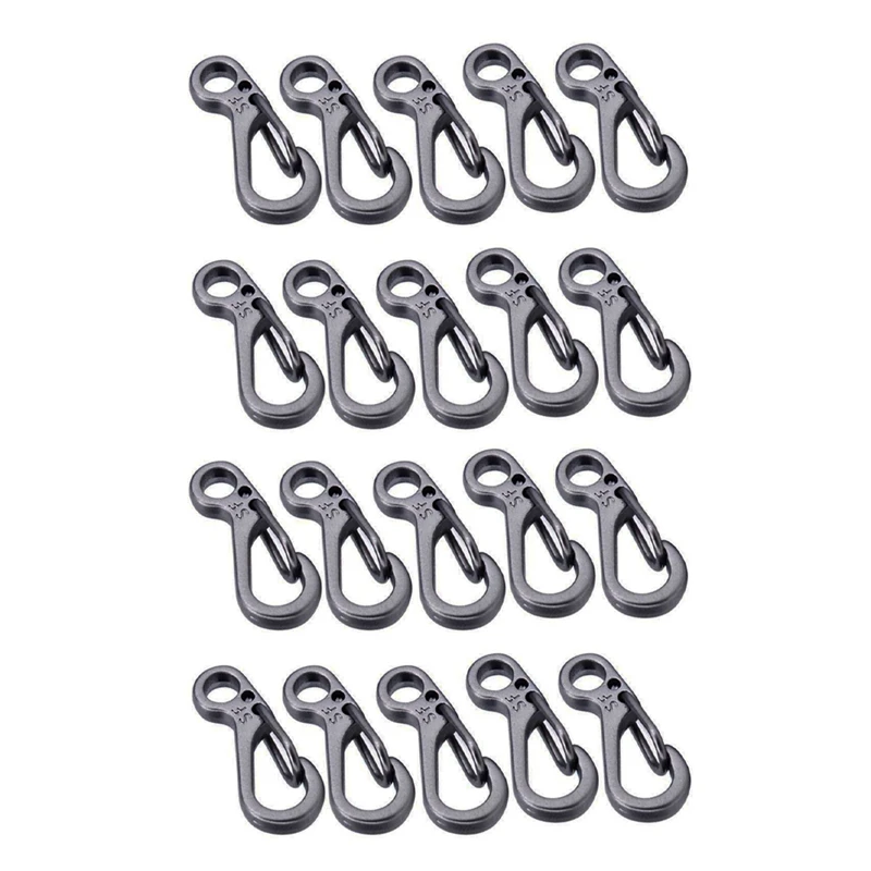20PCS/Mini Spring Backpack Clasps Climbing Carabiners EDC Keychain Camping Bottle Hooks Survival Gear - Grey
20PCS/Mini Spring Backpack Clasps Climbing Carabiners EDC Keychain Camping Bottle Hooks Survival Gear - Grey