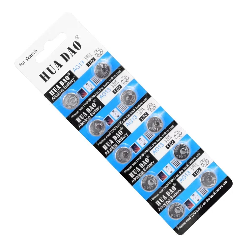 YCDC drop shipping +Hot Selling+ 10pcs AG13 LR44 LR1154 SR44 A76 357A 303 357 Battery Coin Cell 1.55V Alkaline For Watches Toys
YCDC drop shipping +Hot Selling+ 10pcs AG13 LR44 LR1154 SR44 A76 357A 303 357 Battery Coin Cell 1.55V Alkaline For Watches Toys
