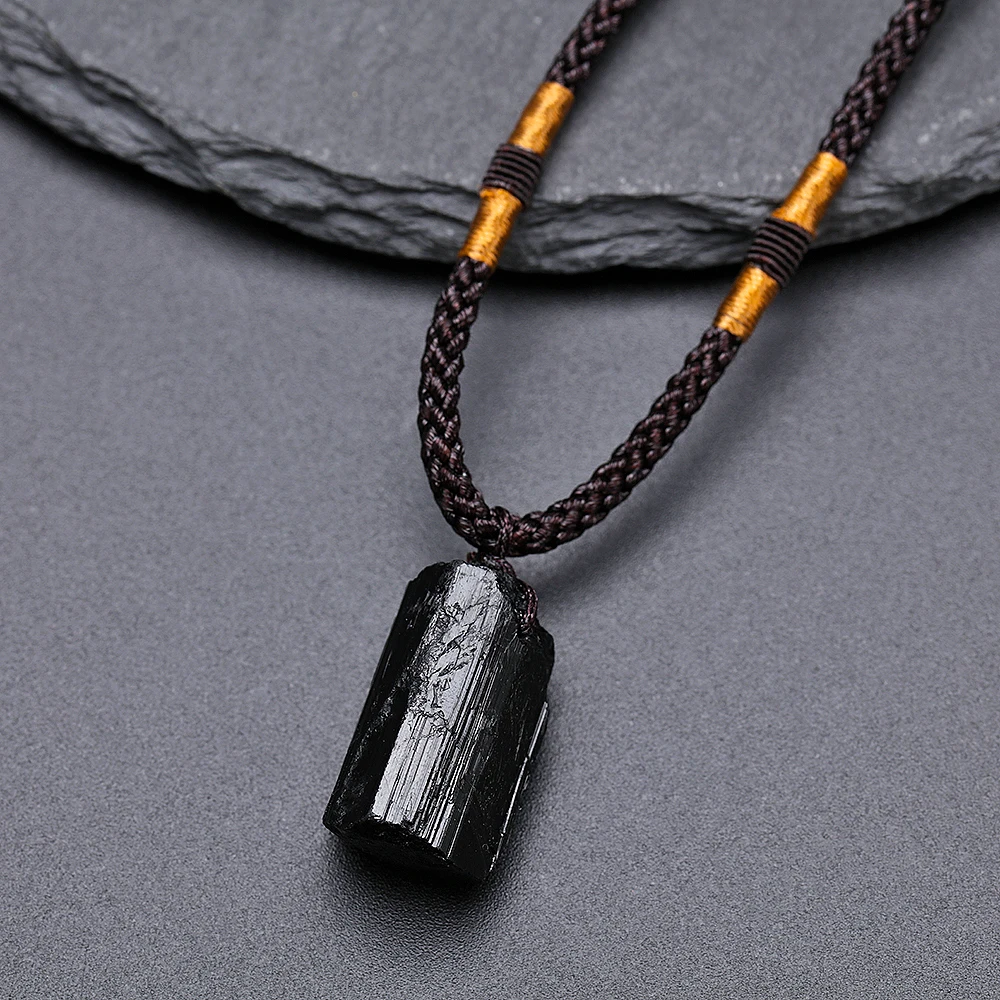 1Pc Fashion Crystal Gem Healing Necklace Black Tourmaline Stone Pendant Necklace Crystal Gem Specimen Jewelry
1Pc Fashion Crystal Gem Healing Necklace Black Tourmaline Stone Pendant Necklace Crystal Gem Specimen Jewelry