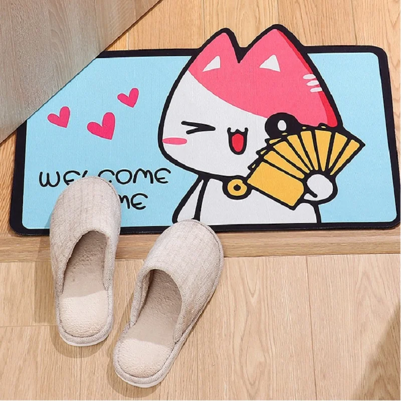 Cute Cartoon Entrance Mat Washable Non-slip Kitchen Rug Absorbent Floor Bedroom Home Mat for Bathroom and Toilet Floor Carpets
Cute Cartoon Entrance Mat Washable Non-slip Kitchen Rug Absorbent Floor Bedroom Home Mat for Bathroom and Toilet Floor Carpets