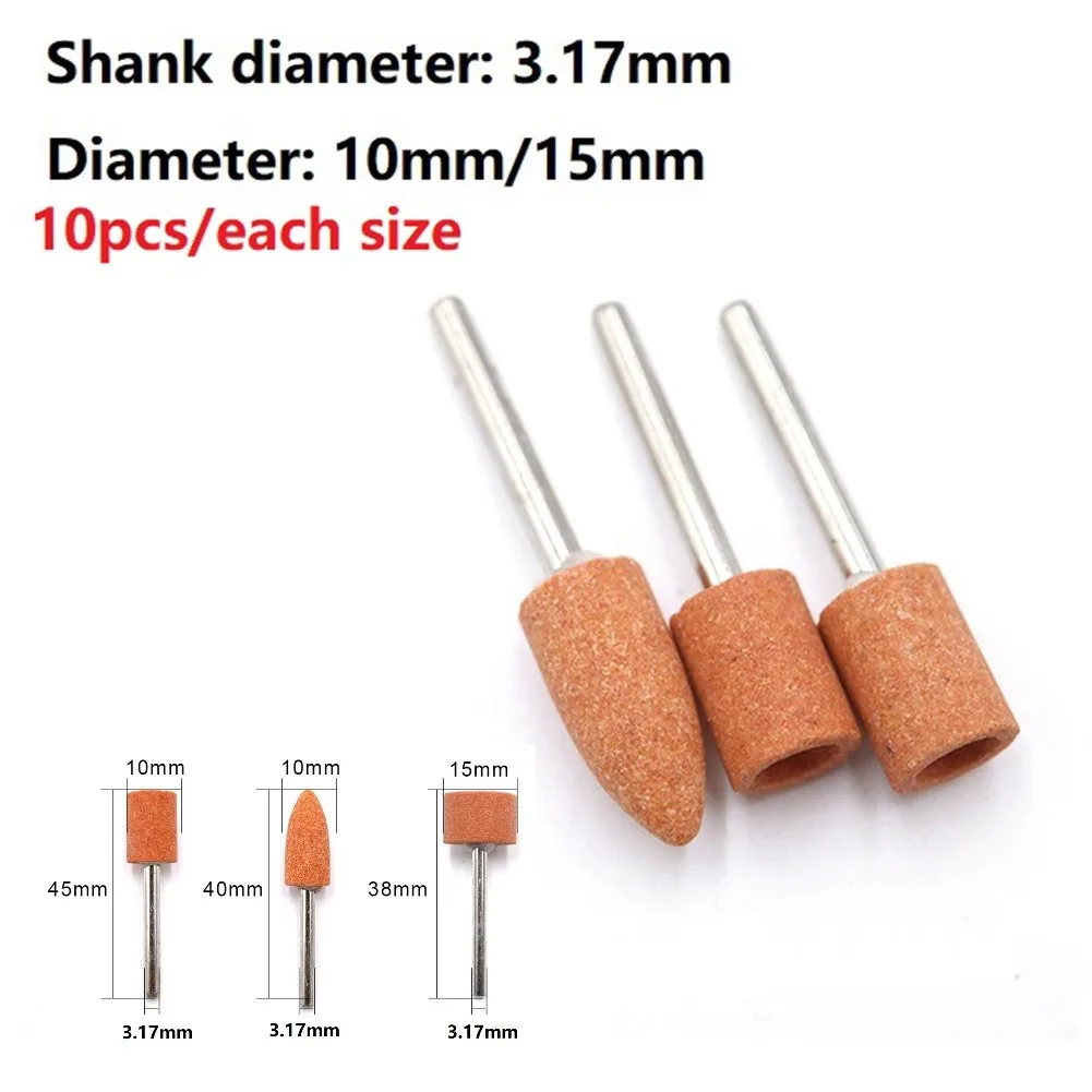 10Pcs/set Abrasive Mounted Stone 3.17mm Shank Grinding Head For Rotary Tools Grinding Stone Wheel Head Tools Accessories
10Pcs/set Abrasive Mounted Stone 3.17mm Shank Grinding Head For Rotary Tools Grinding Stone Wheel Head Tools Accessories
