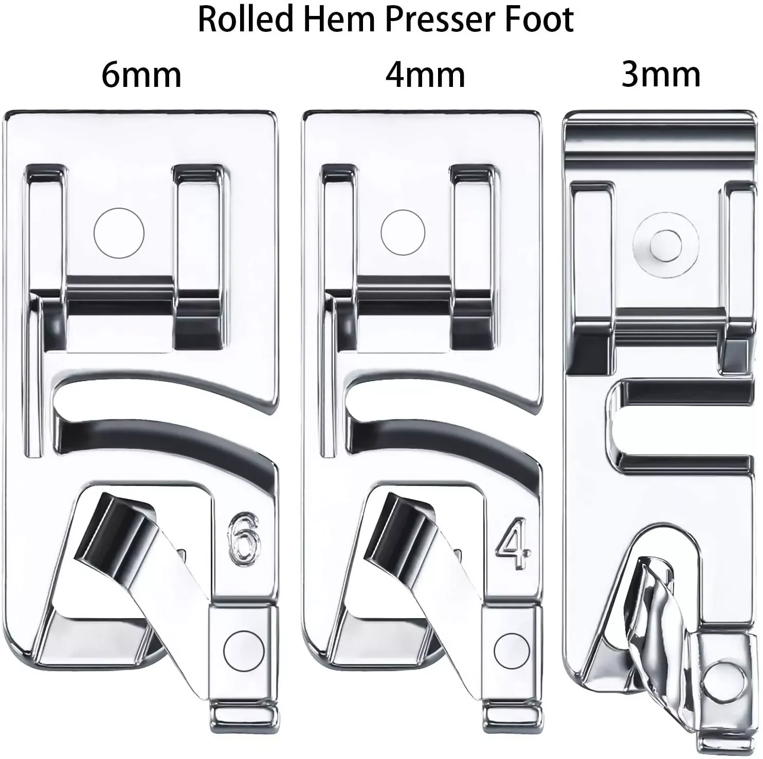 Sale 3MM/4MM/6MM Rolled Hem Foot Presser Foot For Brother Janome Sewing Machine Sewing Accessories 7YJ245
Sale 3MM/4MM/6MM Rolled Hem Foot Presser Foot For Brother Janome Sewing Machine Sewing Accessories 7YJ245
