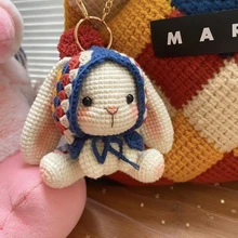 Pretty Rabbit Crochet Kit Needlework Doll DIY Knitting amigurumi Crocheting Craft kits handmake With Yarn Accessories Pattern