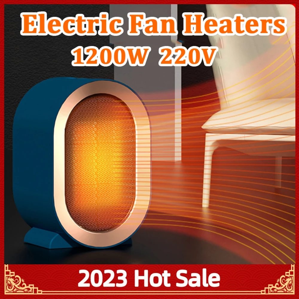 1200W Electric Heater Mini Portable Desktop Fan Heater PTC Ceramic Heating Warm Air Blower Home Office Warmer Machine for Winter
1200W Electric Heater Mini Portable Desktop Fan Heater PTC Ceramic Heating Warm Air Blower Home Office Warmer Machine for Winter