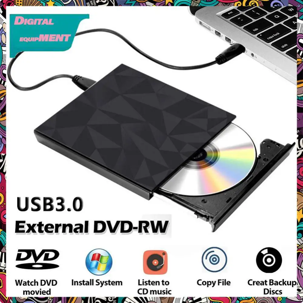 High-fidelity Sound Quality Dvd.cd Drive-free High-speed Read-write Recorder Plug And Play Low Noise Cd Burner Driver Convenient
High-fidelity Sound Quality Dvd.cd Drive-free High-speed Read-write Recorder Plug And Play Low Noise Cd Burner Driver Convenient