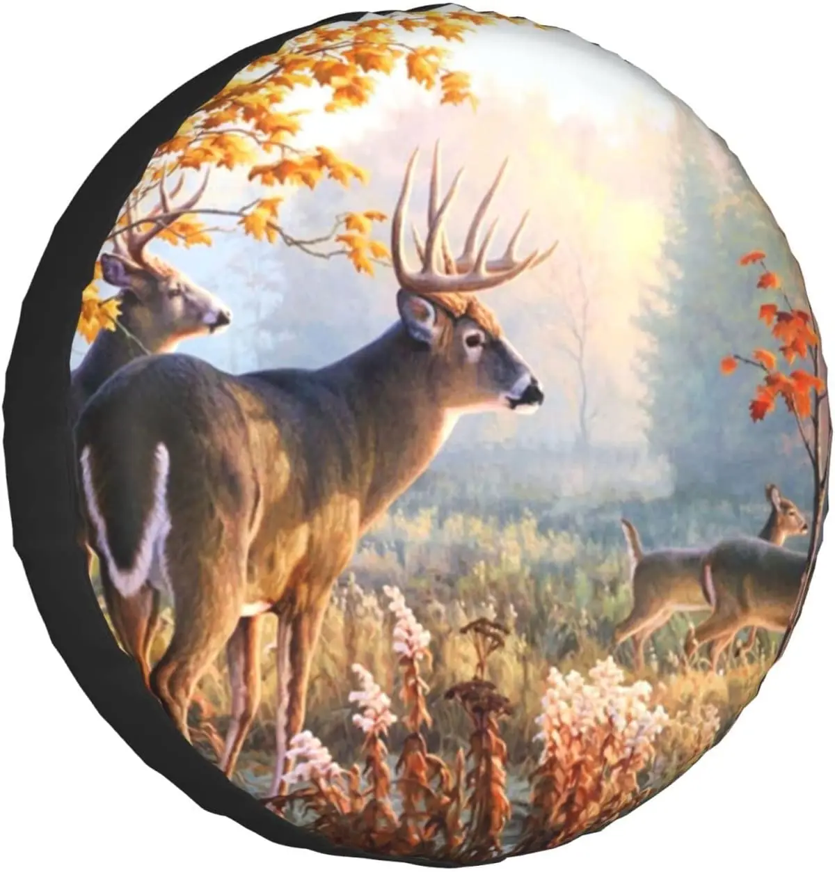 Deer Wildlife Art Printed Spare Tire Cover Waterproof Tire Wheel Protector for Car Truck SUV Camper Trailer Rv 14"-17"
Deer Wildlife Art Printed Spare Tire Cover Waterproof Tire Wheel Protector for Car Truck SUV Camper Trailer Rv 14"-17"