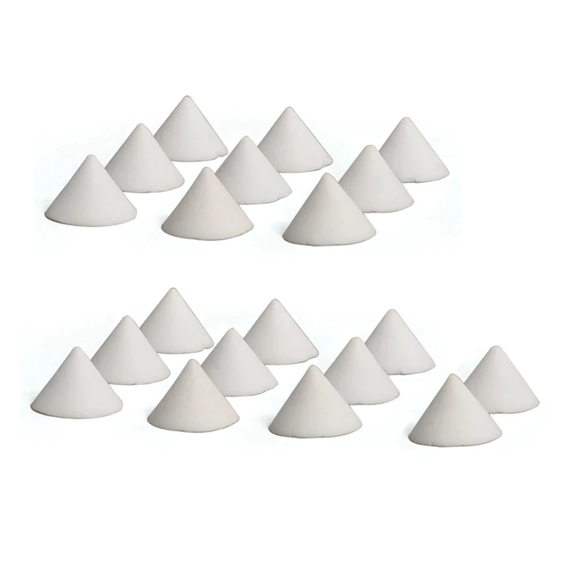 20Pcs Ceramic Refractory Support Nail High Temperature Resistant Material Removable Nail Cone Pad Kiln Pottery Tool
20Pcs Ceramic Refractory Support Nail High Temperature Resistant Material Removable Nail Cone Pad Kiln Pottery Tool