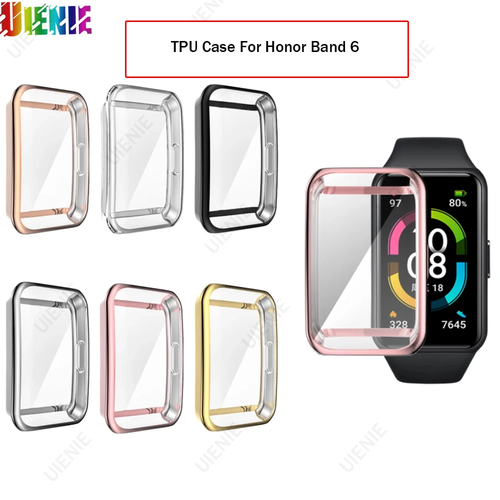 New Anti-drop TPU Plating Cases Watch Full Cover Plating Protection Color Durable Frame Cases Smart Watch Case For Honor Band 6
New Anti-drop TPU Plating Cases Watch Full Cover Plating Protection Color Durable Frame Cases Smart Watch Case For Honor Band 6