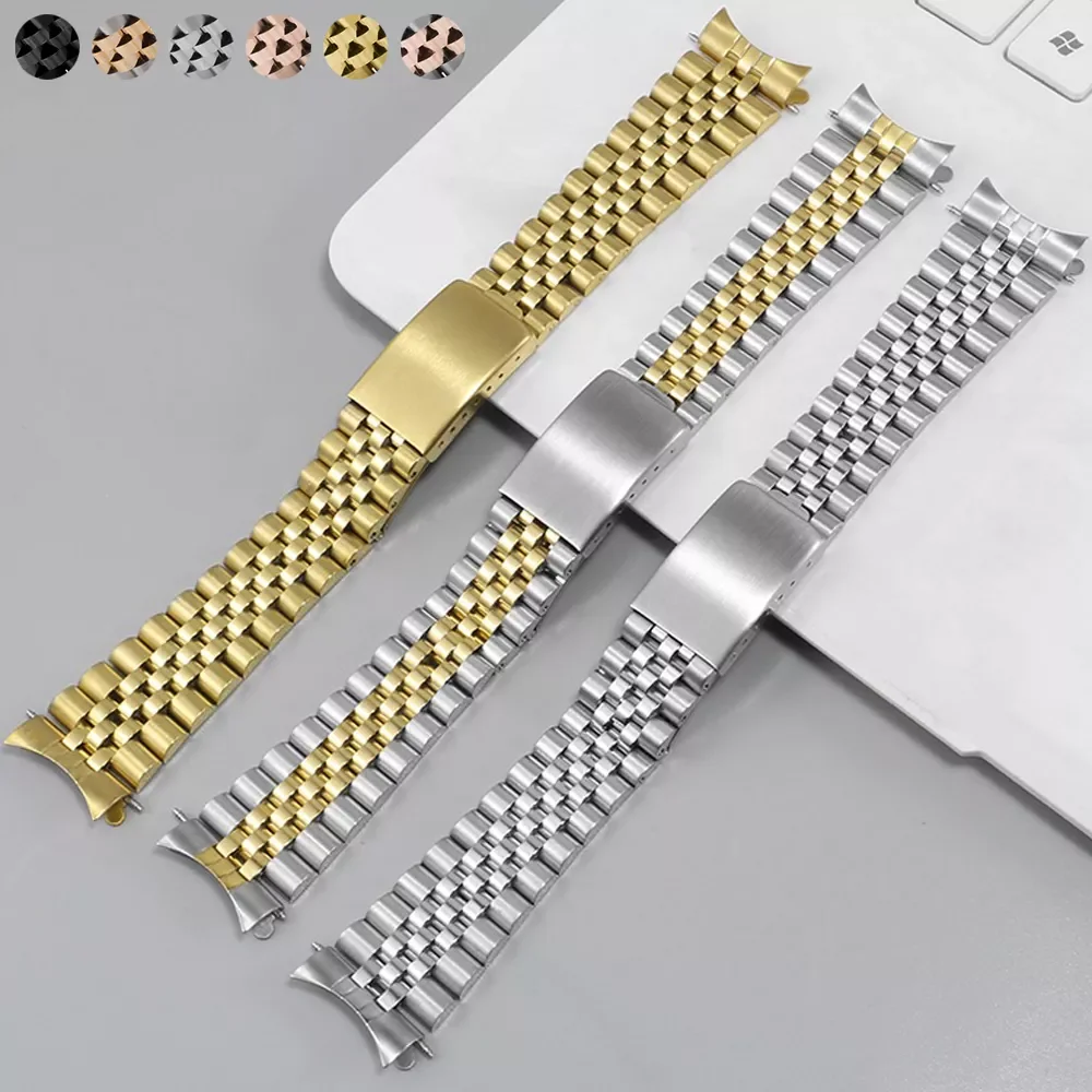 Metal Solid Stainless Steel Strap For Rolex Datejust Day Date Oyster Band For Huawei Gt3 Pro 43/46 For Samsung Watch4 18/22/20mm
Metal Solid Stainless Steel Strap For Rolex Datejust Day Date Oyster Band For Huawei Gt3 Pro 43/46 For Samsung Watch4 18/22/20mm