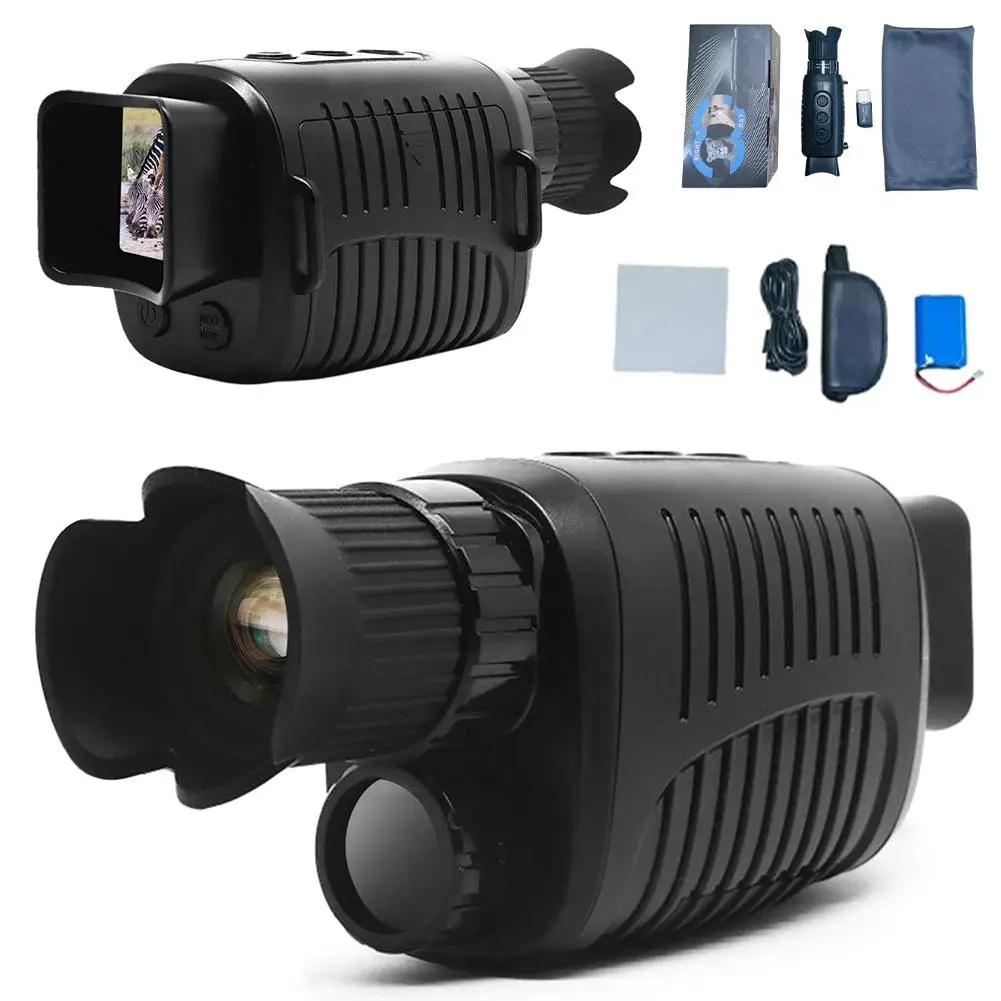 

Upgraded Night Vision Monocular With 3800mAh Rechargeable Battery 1.54in Digital Infrared Monocular Telescope For 100% Darkness