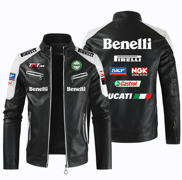 Мотоциклетная куртка BENELLI из искусственной кожи с логотипом автомобиля, лоскутные байкерские куртки, повседневное пальто на молнии, Мужска...
Мотоциклетная куртка BENELLI из искусственной кожи с логотипом автомобиля, лоскутные байкерские куртки, повседневное пальто на молнии, Мужска...
