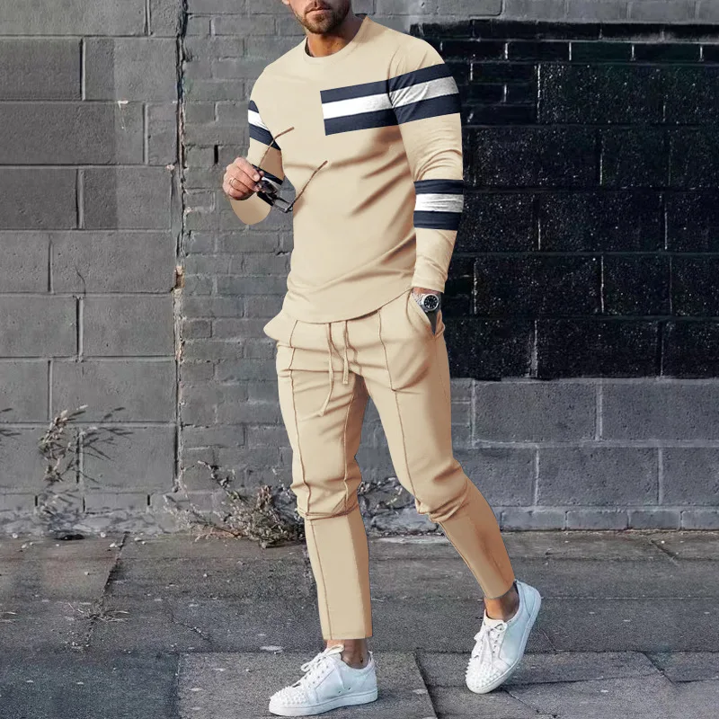 2023 New Men's 2 Piece Set Trousers Tracksuit 3D Printed Autumn Joggers Long Sleeve T Shirt+Pants Casual Street Sport Clothes
2023 New Men's 2 Piece Set Trousers Tracksuit 3D Printed Autumn Joggers Long Sleeve T Shirt+Pants Casual Street Sport Clothes
