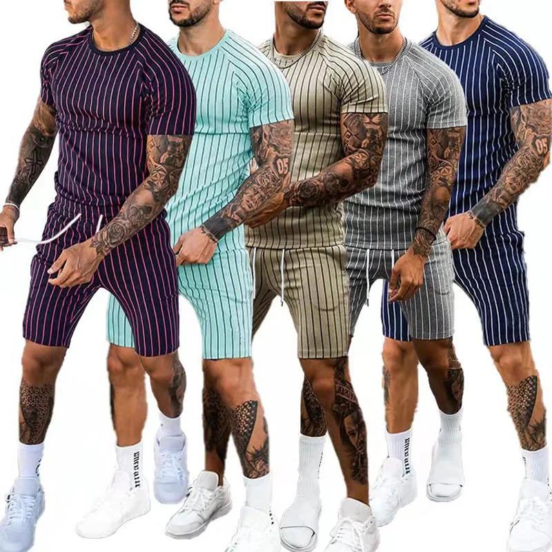 Men's Casual Fashion Suit Summer New Trend Printed Short Sleeve T-Shirt Shorts Sports Two Piece S-4XL
Men's Casual Fashion Suit Summer New Trend Printed Short Sleeve T-Shirt Shorts Sports Two Piece S-4XL