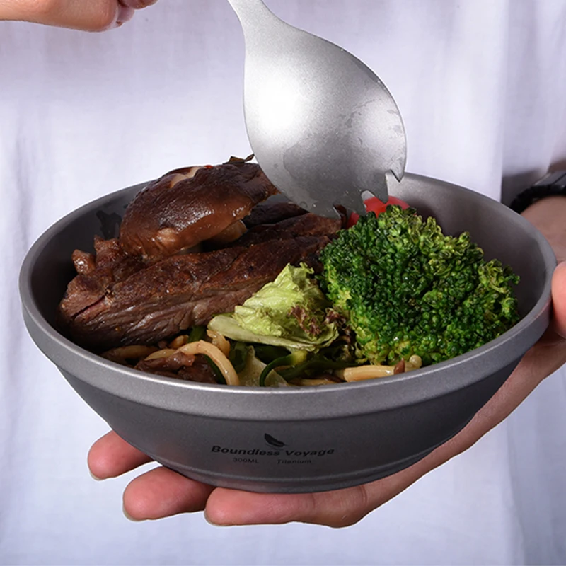 Boundless Voyage Ultralight Double-wall Titanium Bowl Food Fruit Container Bowl 300ml Outdoor Camping Hiking Picnic Tableware
Boundless Voyage Ultralight Double-wall Titanium Bowl Food Fruit Container Bowl 300ml Outdoor Camping Hiking Picnic Tableware