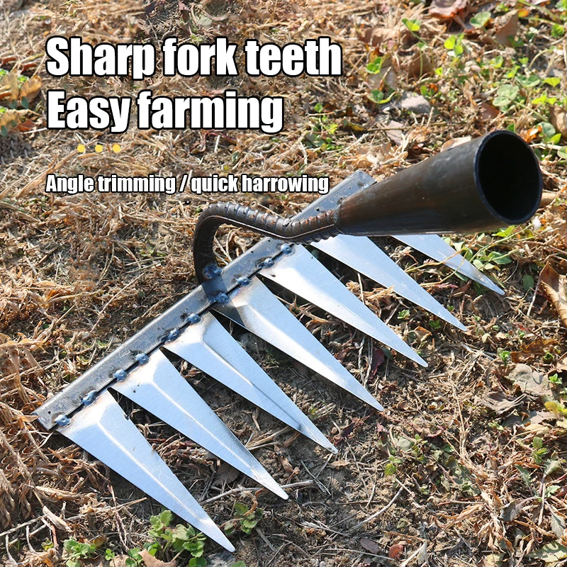 Weeding Hoe Rake Farm Tool Weeding Scarifier Artifact Agricultural Tools Tooth Nail Harrow Metal Harrow Gardening Weeding Tools
Weeding Hoe Rake Farm Tool Weeding Scarifier Artifact Agricultural Tools Tooth Nail Harrow Metal Harrow Gardening Weeding Tools
