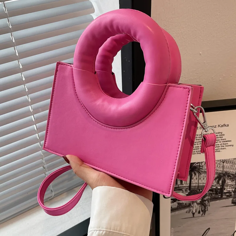 Round Handle Women's Bag 2022 Trend Handbags for Women Luxury Designer Handbag High Quality Women Side Bag Pink Hand Bag
Round Handle Women's Bag 2022 Trend Handbags for Women Luxury Designer Handbag High Quality Women Side Bag Pink Hand Bag