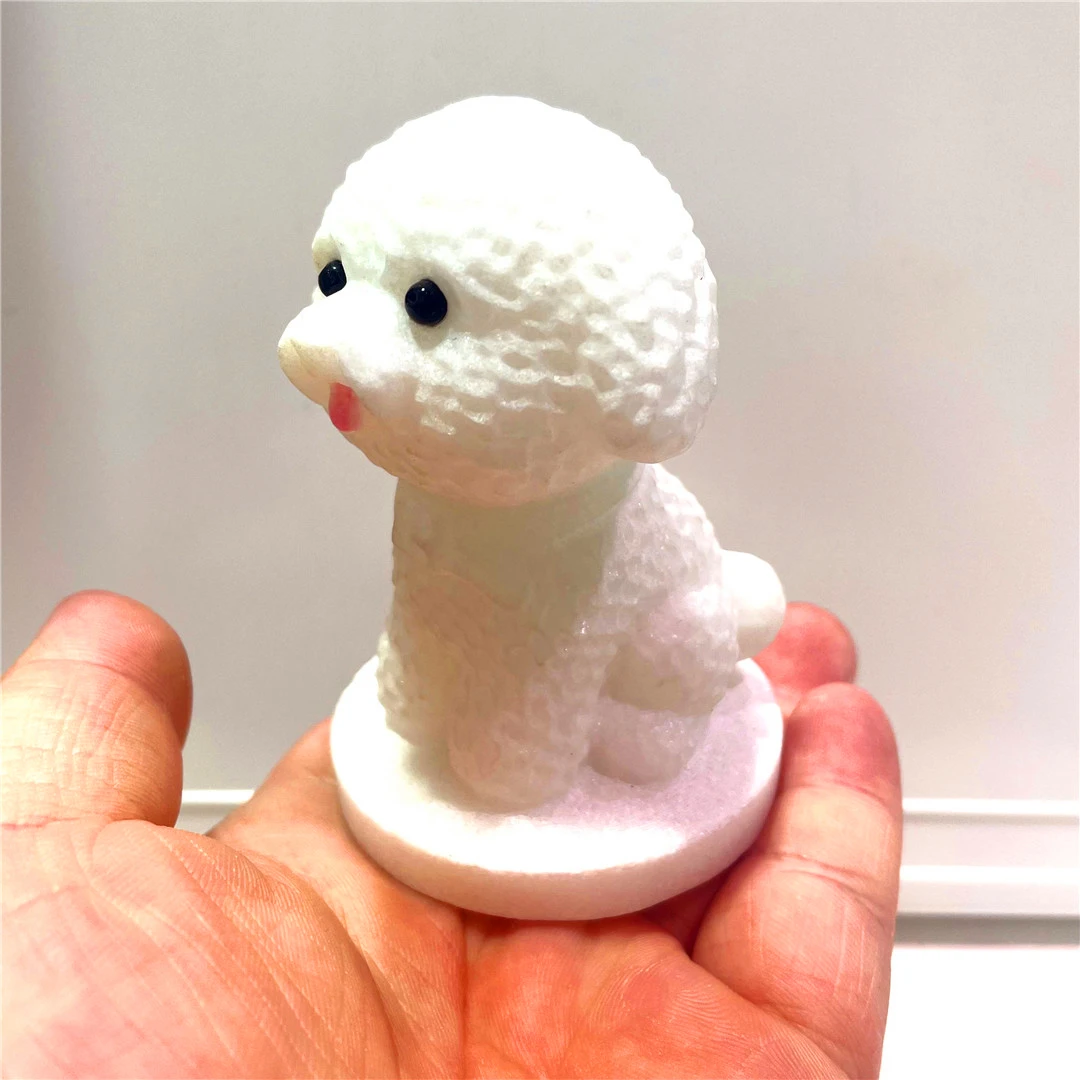 Natural White Marble Jade Crystal Stone Carved Puppy Cute Dog Animal Figure Crafts Desk Ornaments Teenage Love Decorations
Natural White Marble Jade Crystal Stone Carved Puppy Cute Dog Animal Figure Crafts Desk Ornaments Teenage Love Decorations