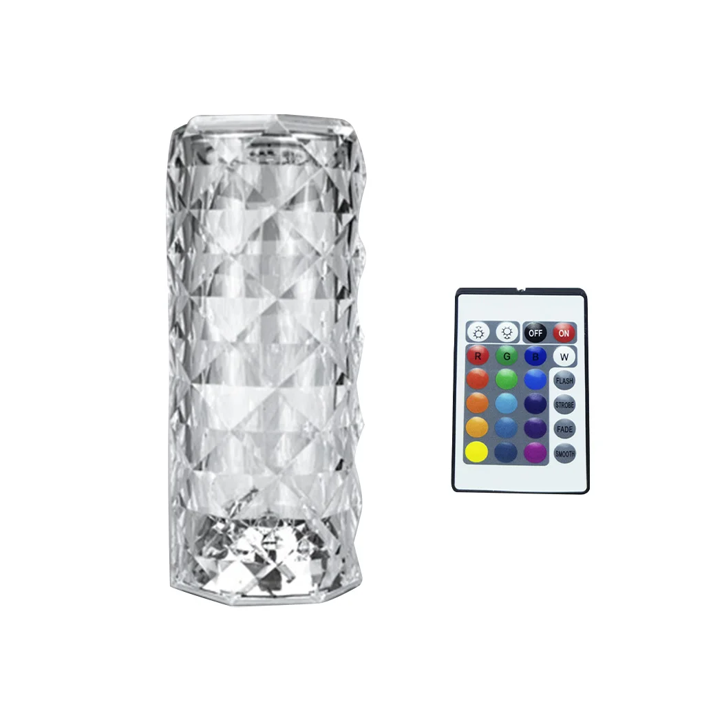 USB Crystal Table Lamp Nightstand LED Night Light Color Changing Decoration Restaurant Romantic Ornament Home Decor
USB Crystal Table Lamp Nightstand LED Night Light Color Changing Decoration Restaurant Romantic Ornament Home Decor