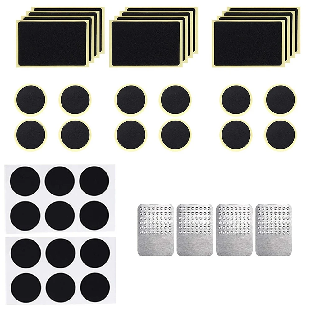 Набор для ремонта велосипедных шин, самоклеящиеся металлические патчи для быстрого ремонта велосипедных шин, 40 шт. 
Набор для ремонта велосипедных шин, самоклеящиеся металлические патчи для быстрого ремонта велосипедных шин, 40 шт.
