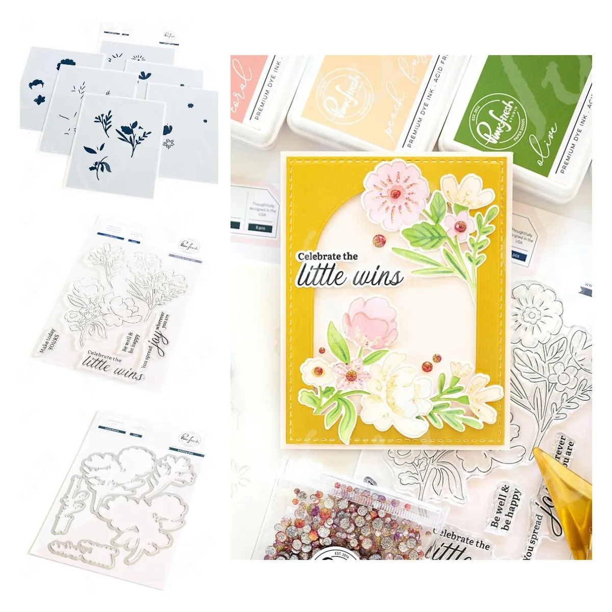 Lovely Blooms Metal Cutting Dies DIY Scrapbooking Decorative Embossing Lovely Blooms Crafts Dies Stamps and Stencils Sets Molds
Lovely Blooms Metal Cutting Dies DIY Scrapbooking Decorative Embossing Lovely Blooms Crafts Dies Stamps and Stencils Sets Molds