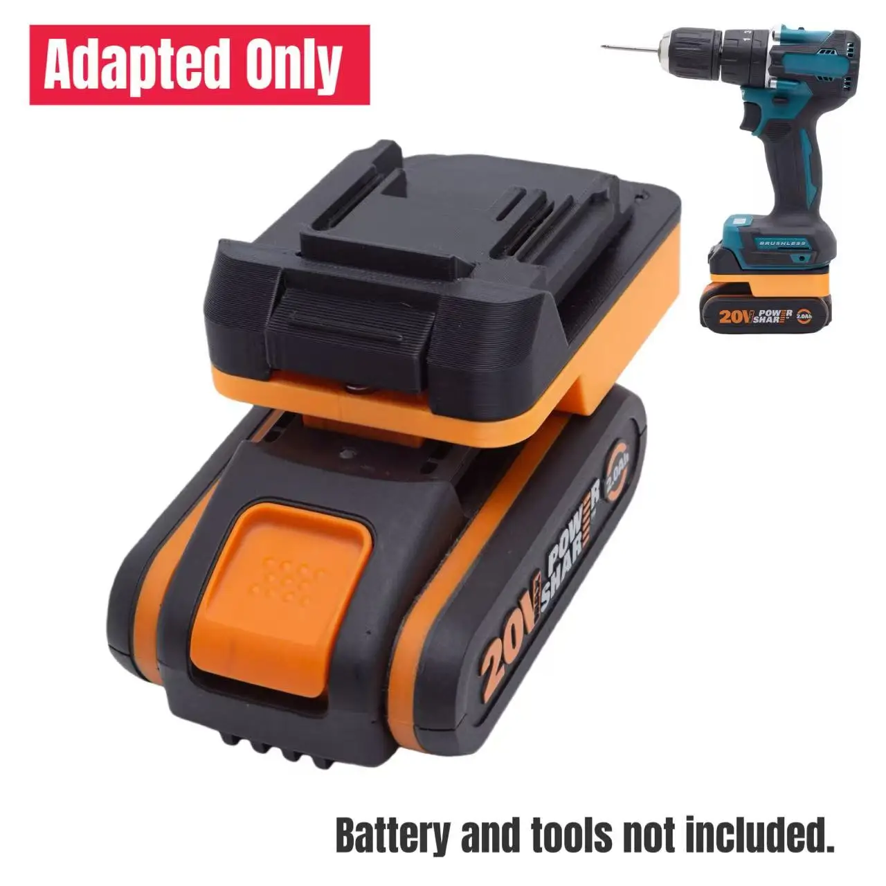 Адаптер Worx к Makita 20В 
Адаптер Worx к Makita 20В