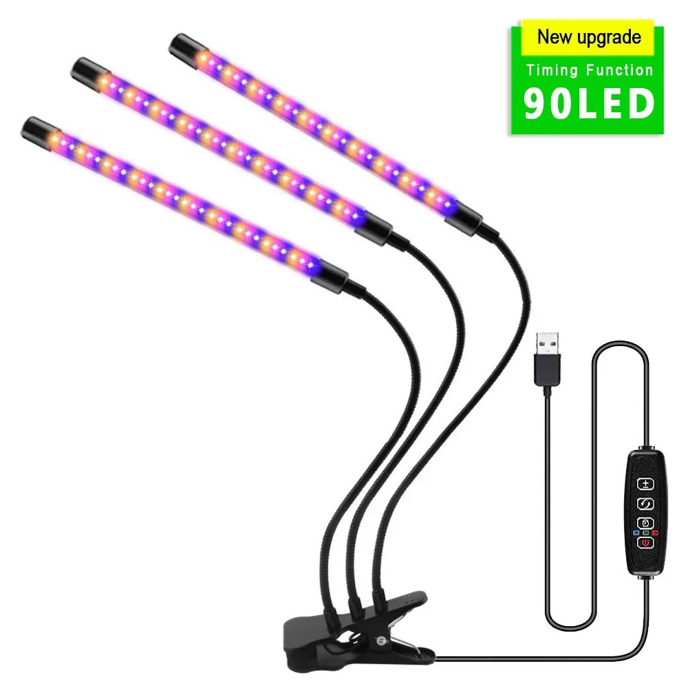USB LED-лампа для растений 30-150 Вт, полный спектр
USB LED-лампа для растений 30-150 Вт, полный спектр