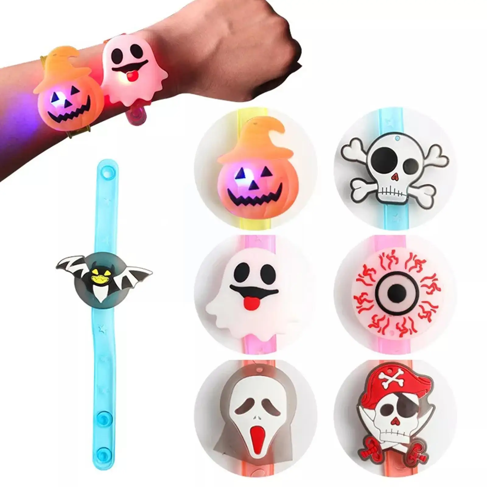 Pumpkin Halloween Bracelet Glowing Toy Guest Gift Kids Carnival Grant Halloween Party Party Favor Presents S9P4
Pumpkin Halloween Bracelet Glowing Toy Guest Gift Kids Carnival Grant Halloween Party Party Favor Presents S9P4