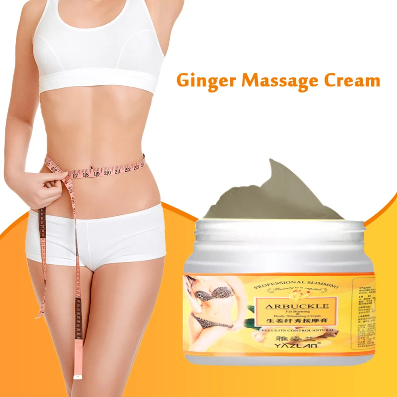 

Ginger Fat Burning Cream Anti-cellulite Full Body Slimming Weight Loss Massaging Cream Leg Body Waist Effective Reduce Cream