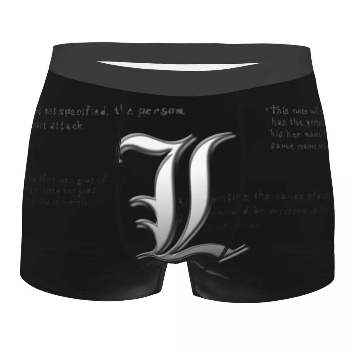 Men's Death Note Manga Boxer Shorts Panties Breathable Underwear Anime Notebook Male Humor S-XXL Underpants
Men's Death Note Manga Boxer Shorts Panties Breathable Underwear Anime Notebook Male Humor S-XXL Underpants