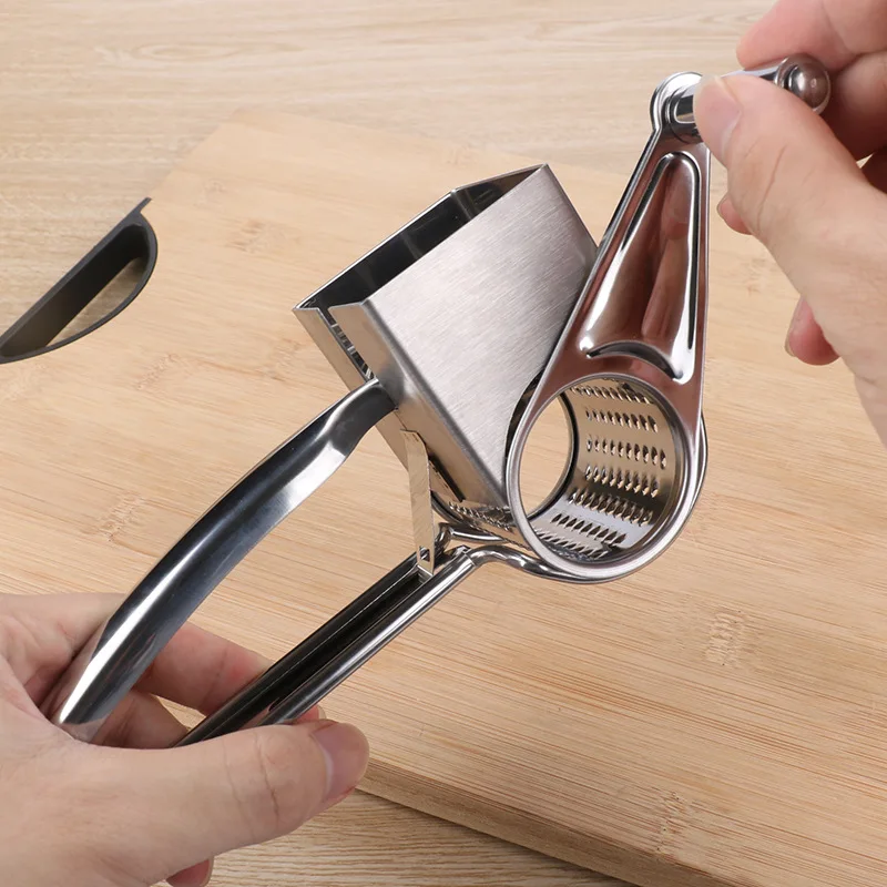 Hand Shake Cheese Shredder Rotary Cheese Grater Stainless Steel Cheese Slicers Kids Food Grinder Kitchen Tools
Hand Shake Cheese Shredder Rotary Cheese Grater Stainless Steel Cheese Slicers Kids Food Grinder Kitchen Tools