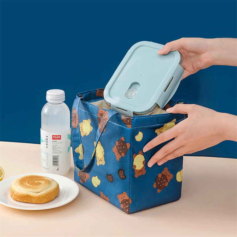 Drawstring Insulated Lunch Bag Thick Aluminium Foil Bento Box Cooler Handbags Picnic Bolsas De Almuerzo Lonchera Lunch Bags
Drawstring Insulated Lunch Bag Thick Aluminium Foil Bento Box Cooler Handbags Picnic Bolsas De Almuerzo Lonchera Lunch Bags