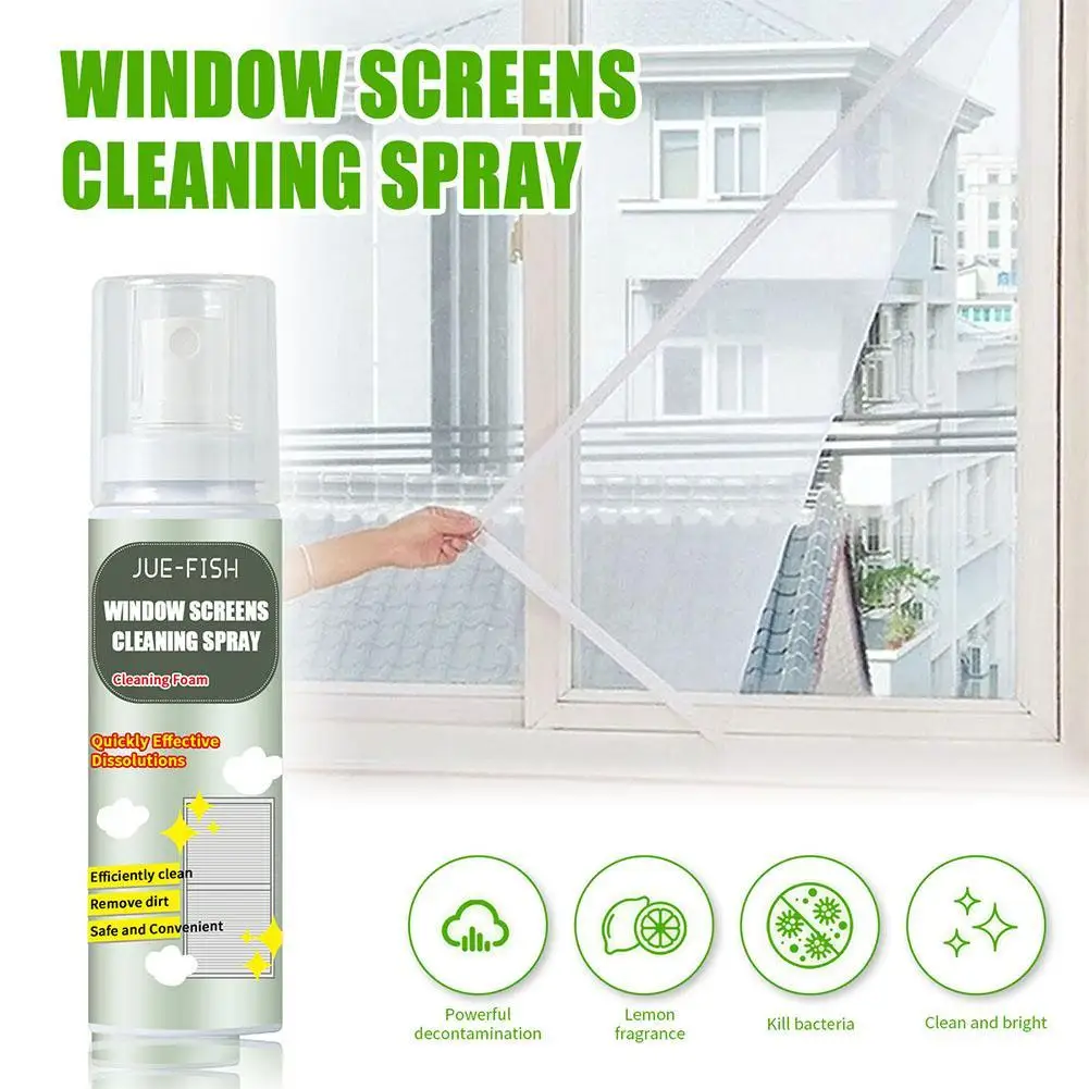 Window Cleaning Spray Window Screen Cleaning Powerful Stain And Grease Remover Clean Foam 100ml
Window Cleaning Spray Window Screen Cleaning Powerful Stain And Grease Remover Clean Foam 100ml